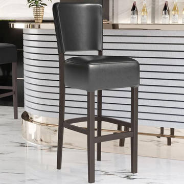 Upholstered Bar Stool: Luca