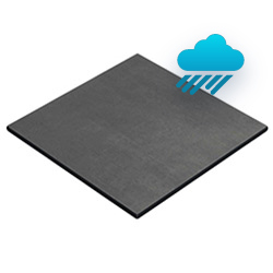 Restaurant tabletop: Outdoor area (HPL solid core compact)