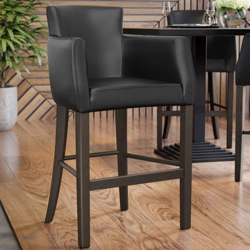 Gastro Bar Stool With Armrest: Viola