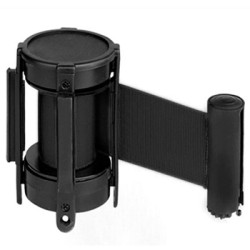 Retractable Belt Barrier | Black-Black | 2m & 3m