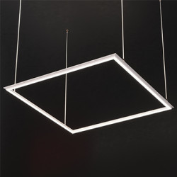 Hängande 62x62cm | LED-ljusram