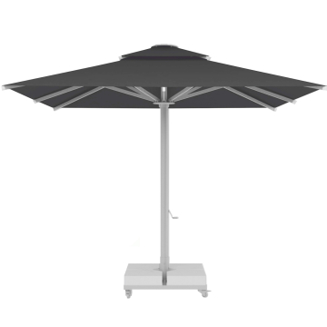 SUN MATEO | Gastro parasoll | B:T 300 x 300 cm | Svart | Firkantet