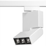 HAMILTON | Faretto a binario LED | Bianco | 9W / 4000K | Bianco neutro | 3 fasi