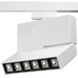 HAMILTON | Faretto a binario LED | Bianco | 18W / 3000K | Bianco caldo | 3 fasi