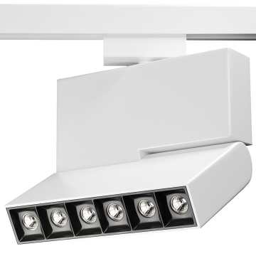 HAMILTON | LED Stromschienenstrahler | Weiß | 18W / 3000K | Warmweiß | 3 Phasen