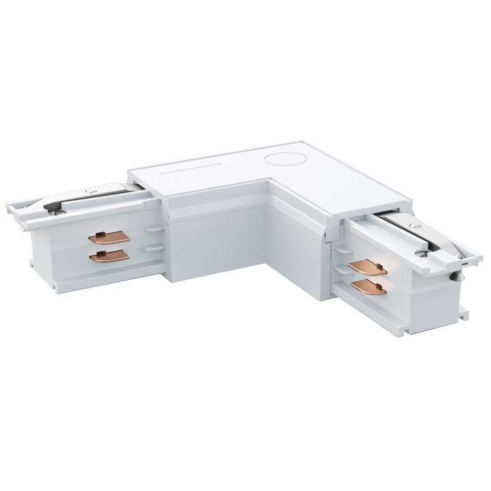 Connettore binario LED ad L | Alimentatore / Struttura | Bianco | 110V - 415V | 3 fasi