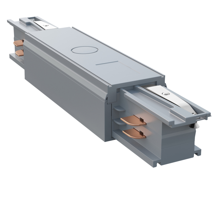 Forlænger til lampeskinne | Feeder / struktur | 110V - 415V | Lysegrå | 3 faser