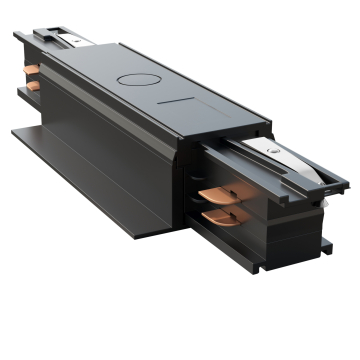 Forlænger til lampeskinne | Feeder / installation | 110V - 415V | Sort | 3 faser