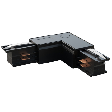 Connettore binario LED ad L | Alimentatore / Struttura | Nero | 110V - 415V | 3 fasi