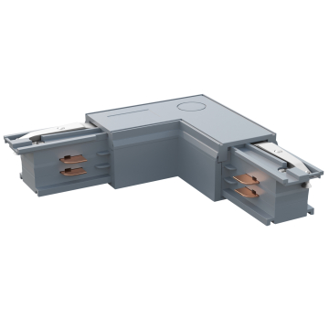 Connettore binario LED ad L | Alimentatore / Struttura | Grigio chiaro | 110V - 415V | 3 fasi