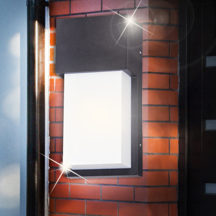 Wandlamp BUITEN Ø120mm | Wit | Aluminium