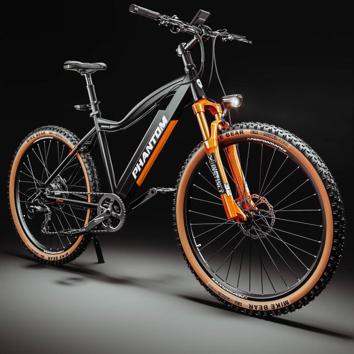 PHANTOM INSTINCT X | Sähkömaastopyörä | 29" | 100km | 10.5Ah | 380Wh | Musta PHANTOM INSTINCT X | Sähkömaastopyörä | 29" | 100km | 10.5Ah | 380Wh | Musta