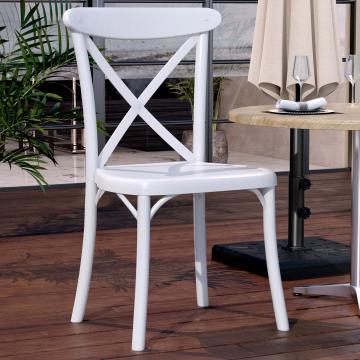 PORTO PREMIUM | Plastic Restaurant Chair | White | Plastic | Stackable