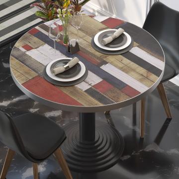 BRASIL | Piani tavolo Ristorante | Ø50cm | Colorazione vintage