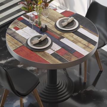BRASIL | Piani tavolo Ristorante | Ø50cm | Colorazione vintage