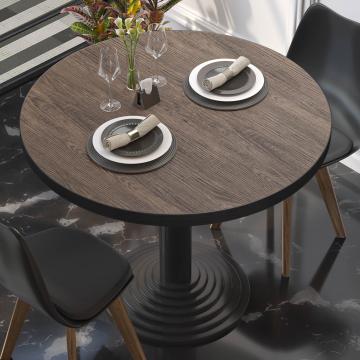 BRASIL | Piani tavolo Ristorante | Ø50cm | Wengé chiaro