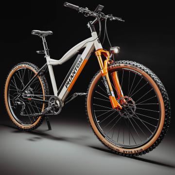 PHANTOM INSTINCT X | Elektrische mountainbike | 29" | 100km | 10.5Ah | 380Wh | Wit