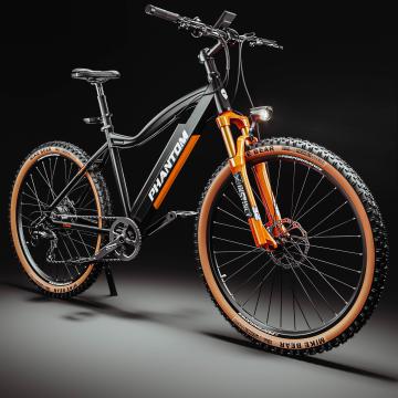 PHANTOM INSTINCT X | El mountainbike | 29" | 100km | 10.5Ah | 380Wh | Sort