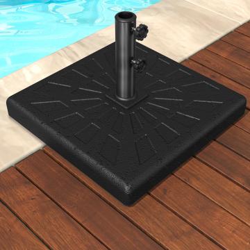 SUN ANTONIO | Parasol Base | Staal | Zwart | 19kg