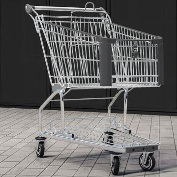 ZEUS | Winkelwagen | 80 liter | Antraciet | + kinderzitje | + Plank