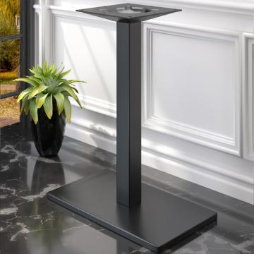 MADRID | Bistro Stehtischgestell | Schwarz | B:T 40 x 70 cm | Säule: 8 x 105 cm