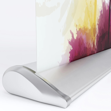 AlaBama | Roll Up Banner | Alu Silber | 85x200cm | Premium