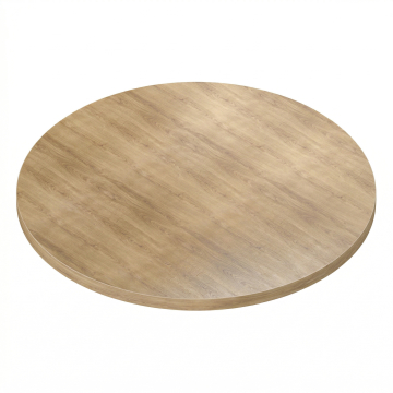 BRASIL PREMIUM | Gastro Tischplatte | Ø 60 cm | Eiche | 27 mm | Rund