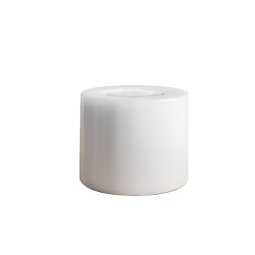 KATE | Candelieri | Bianco | Ø5,5xH8cm | Plastica | Rotondo