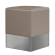 CUBO | Restaurang sittpuff | Taupe | Läder