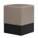 CUBO | Restaurang sittpuff | Taupe | Läder