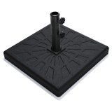 SUN ANTONIO | Soportes para sombrillas | Acero | Negro | 19kg