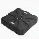 SUNBASE | Supports pour parasol | 100 litres | Noir
