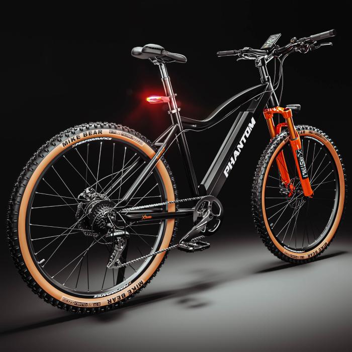 PHANTOM INSTINCT X | Sähkömaastopyörä | 29" | 100km | 10.5Ah | 380Wh | Musta PHANTOM INSTINCT X | Sähkömaastopyörä | 29" | 100km | 10.5Ah | 380Wh | Musta
