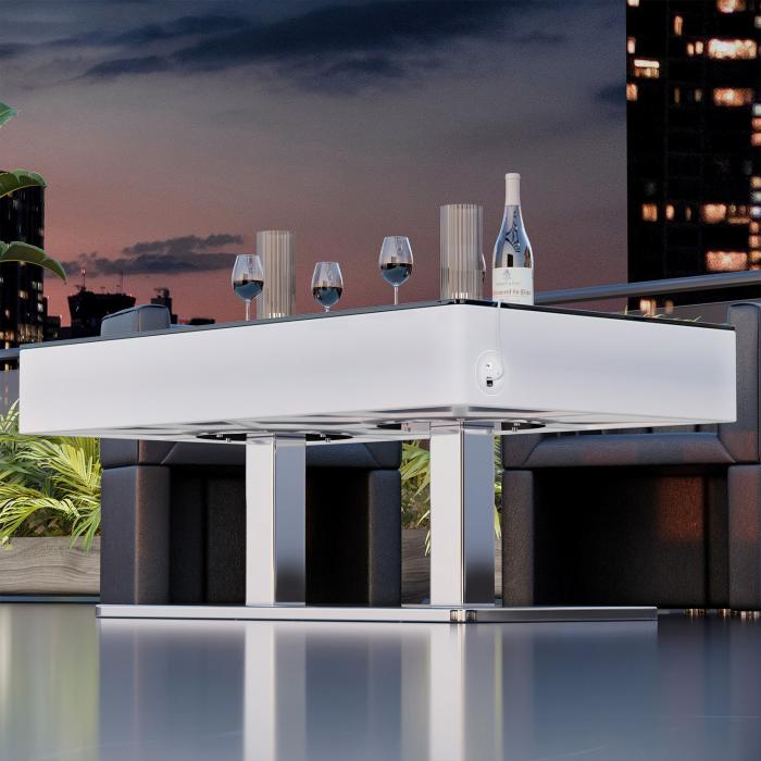 COOZY | LED loungebord | B:D:H 120 x 70 x 52 cm | RGB | Batteri COOZY | LED loungebord | B:D:H 120 x 70 x 52 cm | RGB | Batteri