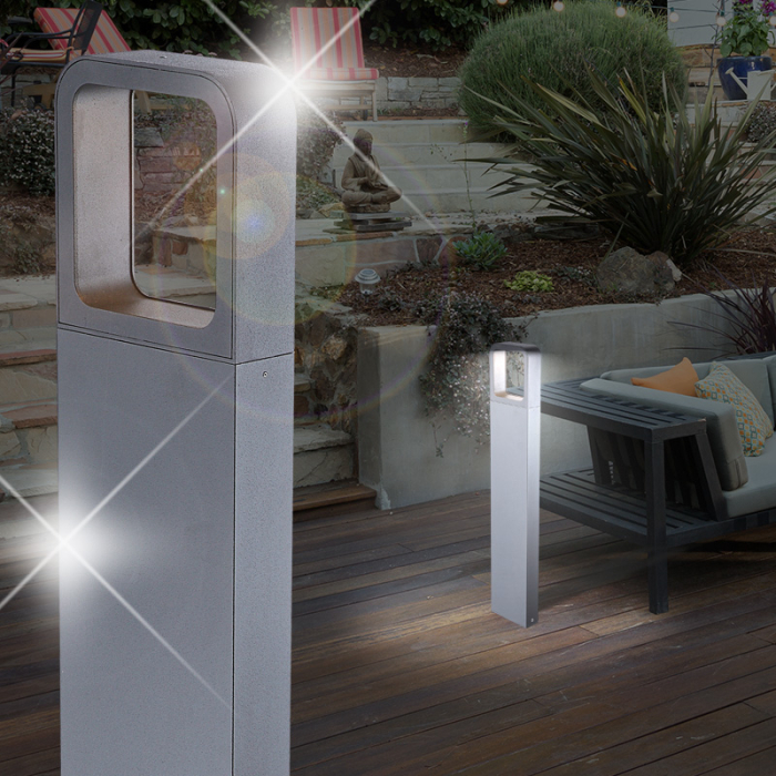 Pollare ↥650mm | LED | Modern | Antracit | Aluminium