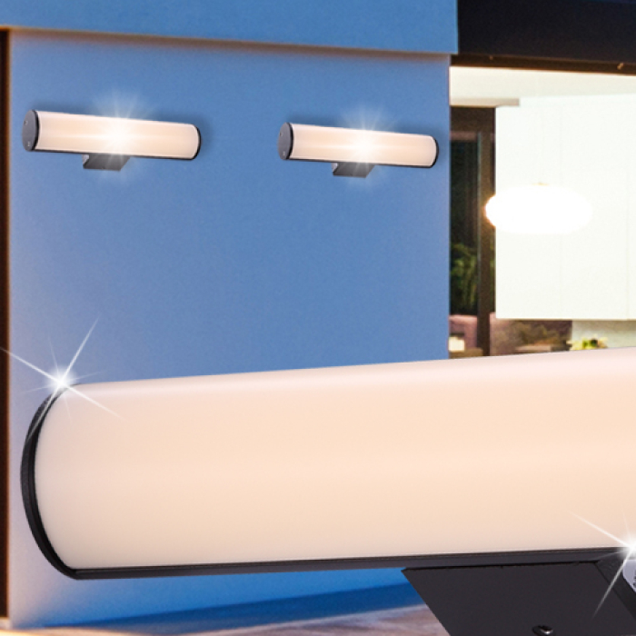 Vägglampa OUTSIDE Ø300mm | LED | Modern | Antracit | Svart | Aluminium