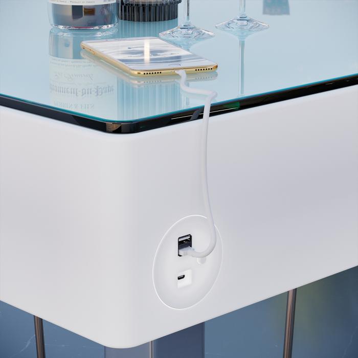 COOZY | LED loungebord | B:D:H 120 x 70 x 52 cm | RGB | Batteri COOZY | LED loungebord | B:D:H 120 x 70 x 52 cm | RGB | Batteri