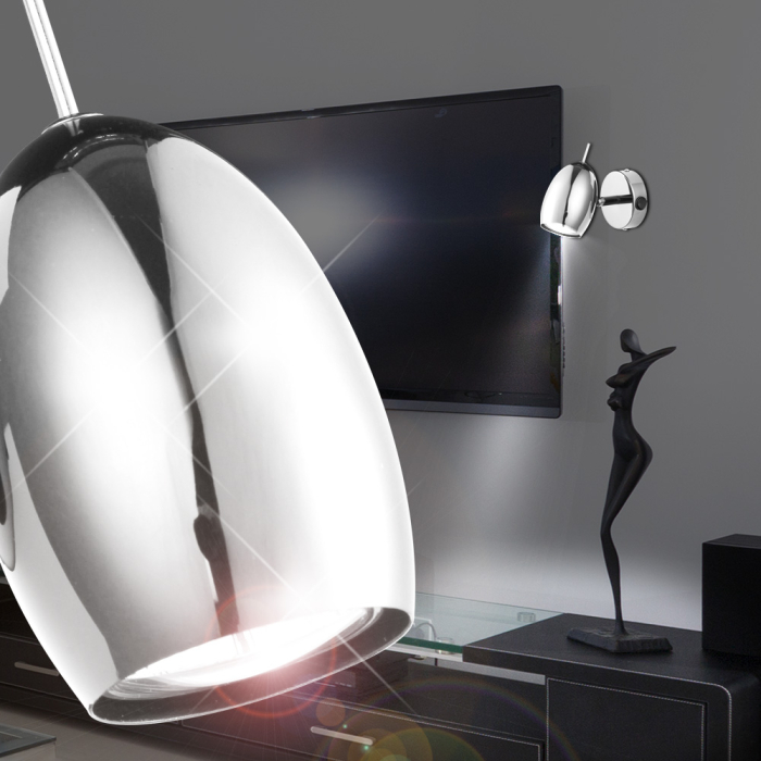 LED Muur Modern Retro Chroom Lichte Muur Spotlight