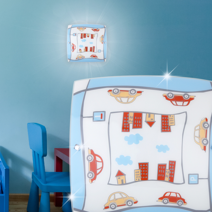 Lampa sufitowa samochodowa niebieska