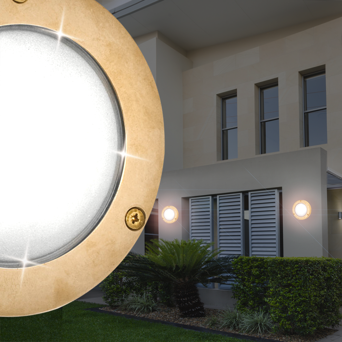 Statek Lampa sufitowa OUTSIDE Ø140mm | Antyczna | Morska | Złota | Mosiężna Lampa Statek