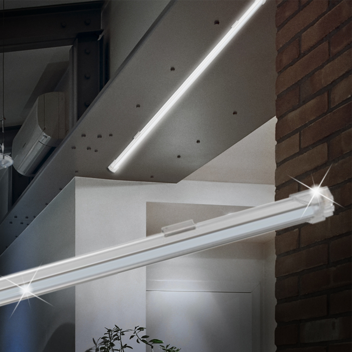 Sistema de tiras de luz, 17W, 1090 lm, L 1160, 2700K