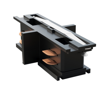 Längsverbinder | Aufbau & Einbau | Schwarz | 110V - 415V | 3 Phasen