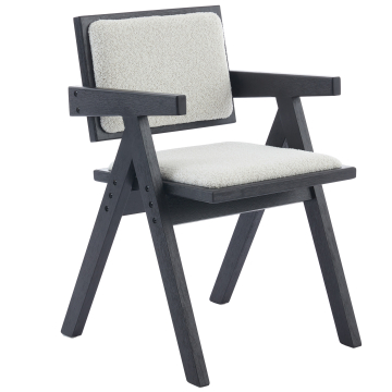 Thalia | Bistro Chair | Cream | Teddy Fabric