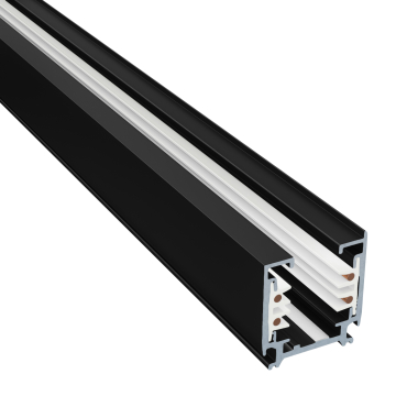 Stromschiene | Aufbau | Schwarz | 93cm / 110V - 415V | 3 Phasen