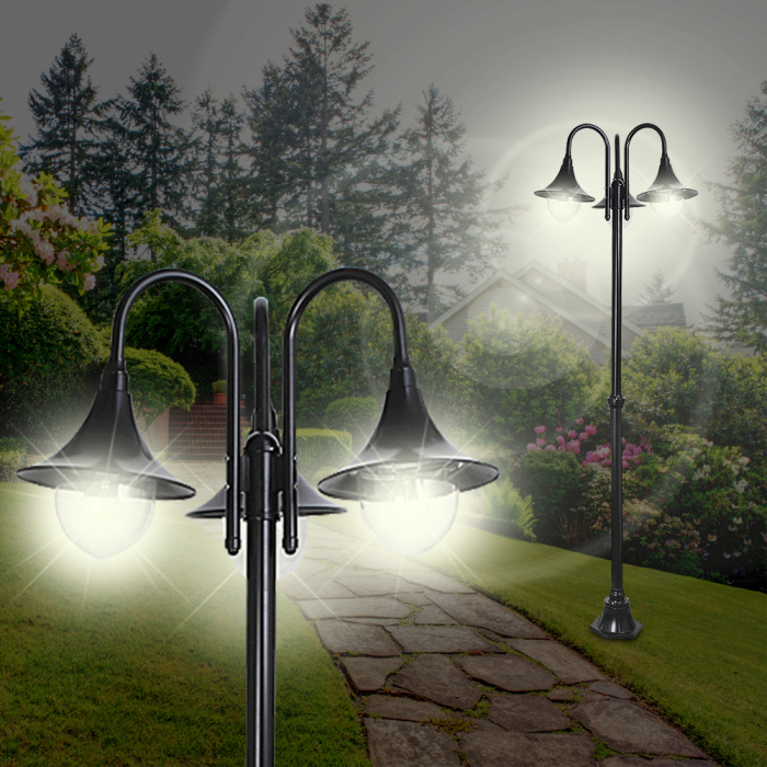 Candelabro ↥2200mm | Negro | Aluminio