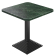 APY | Bistro Tisch | B:T 70 x 70 cm | H 78 cm | Marmor | Grün | Gestell: Schwarz