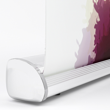 AlaBama | Roll Up Banner | Alu Silber | 100x200cm | Classic++