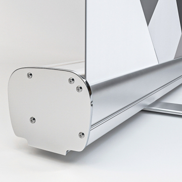 AlaBama | Upprullningsbar banderoll | Aluminium silver | 85x200cm | Classic+