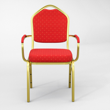 ALEXA | Banquet Chair | Red | Fabric | Stackable