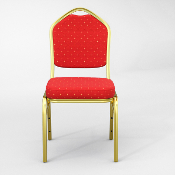 ALEXA | Banquet Chair | Red | Fabric | Stackable